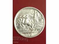 Italy 2 pounds 1917 Rare!