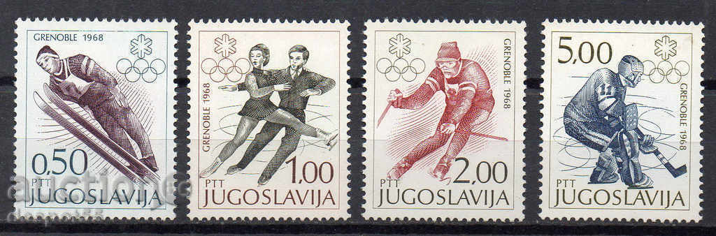 1968. Γιουγκοσλαβία. Χειμερινοί Ολυμπιακοί Αγώνες, Γκρενόμπλ.