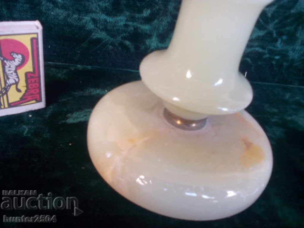 Candlestick Onyx semi-precious mineral 260 mm high. with price 34.95 BGN | € 17.87 Candlestick Onyx semi-precious mineral 260 mm high. with price 34.95 BGN | € 17.87