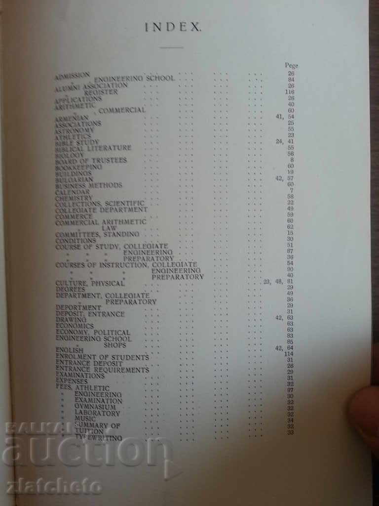 Robert College Constantinople - Catalog 1912-1914 RRR - 5 Robert College Constantinople - Catalog 1912-1914 RRR - 5