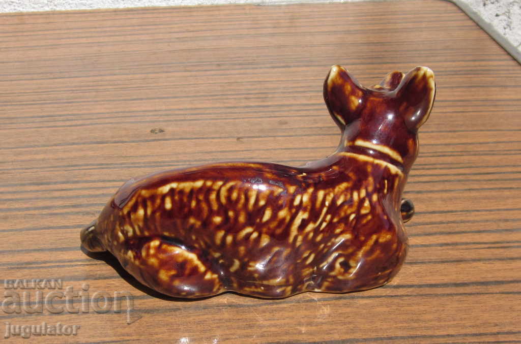 Old Bulgarian porcelain figure statuette dog - 5 Old Bulgarian porcelain figure statuette dog - 5