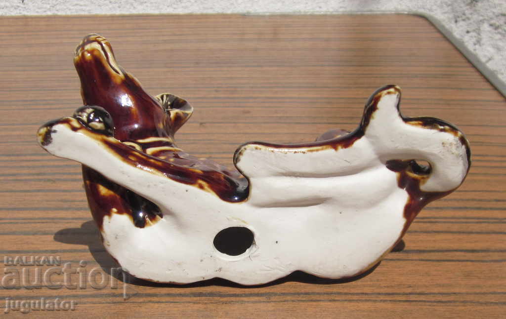 Old Bulgarian porcelain figure statuette dog - 6 Old Bulgarian porcelain figure statuette dog - 6