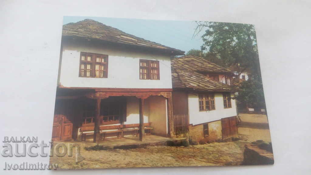 Carte poștală Bozhentsi Vechea arhitectură 1982