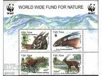 Clean Fauna WWF Antilopes 2000 from Vietnam