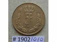 5 franci 1986 Luxemburg