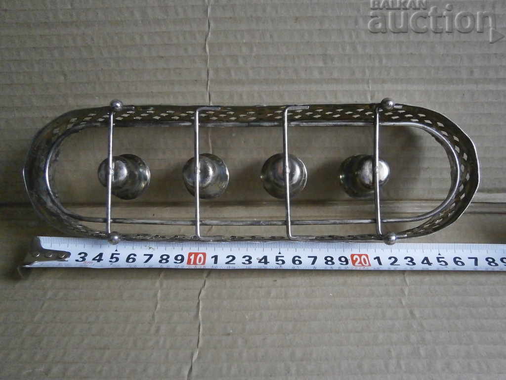 Delivery of metallic silver candle holder 70th vintage Delivery of metallic silver candle holder 70th vintage