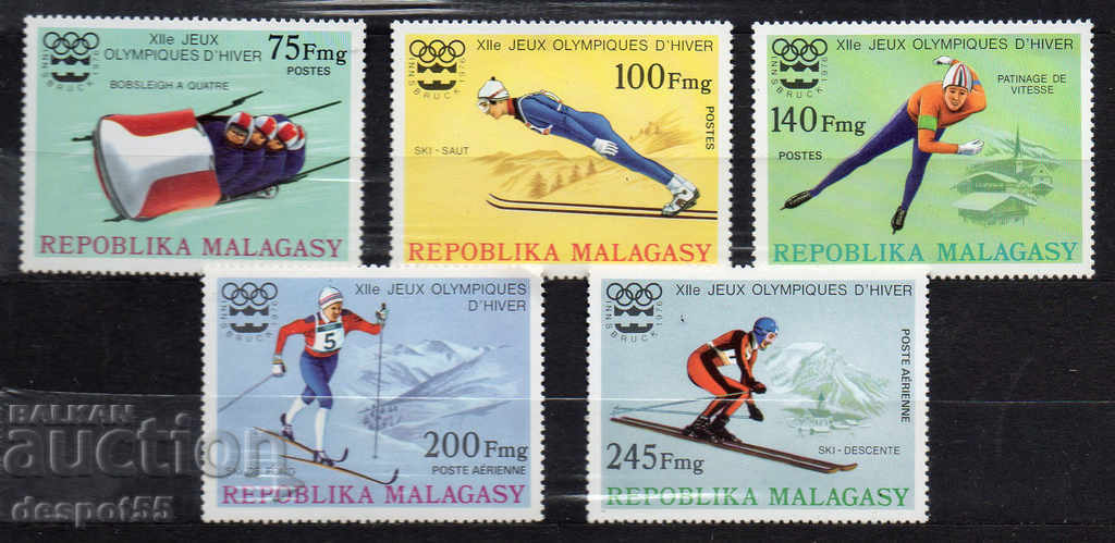 1976. Мадагаскар. Зимни олимпийски игри в Инсбрук, Австрия.