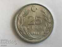 25 lira Turkey 1988