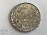 25 лири Турция 1988