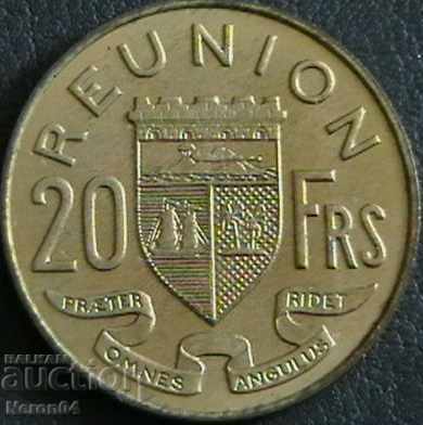 20 франка 1964, Реюнион