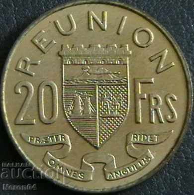 20 Francs 1964, Réunion