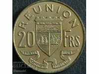 20 франка 1964, Реюнион