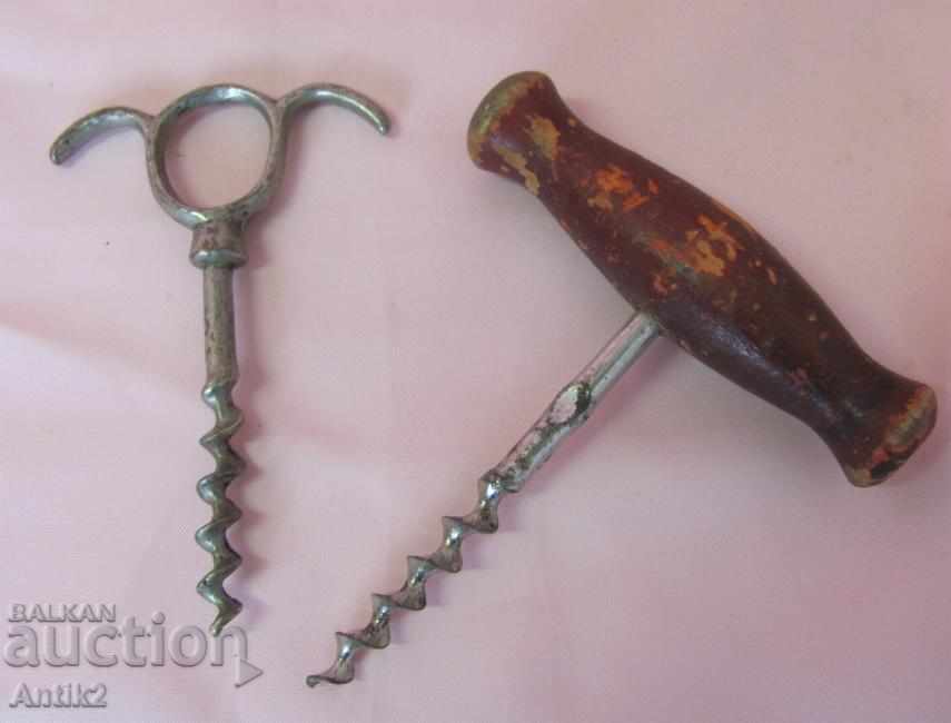 Old metal Corkscrews 2 pieces - 7 Old metal Corkscrews 2 pieces - 7