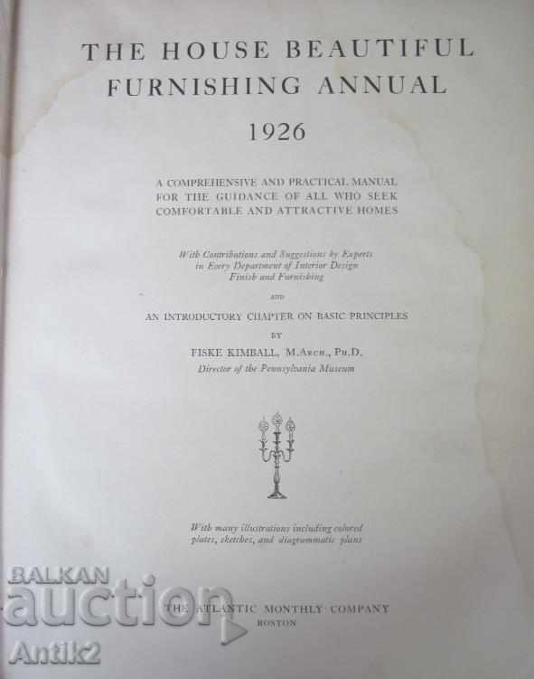 1926 Catalog of furnishing of houses, furniture, decoration. with price 60.00 BGN | € 30.68 1926 Catalog of furnishing of houses, furniture, decoration. with price 60.00 BGN | € 30.68