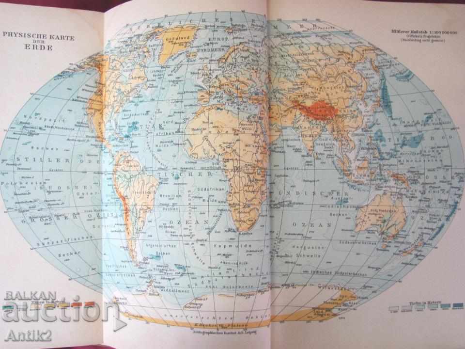 Delivery of 1936 Geographic Atlas, Book Germany Delivery of 1936 Geographic Atlas, Book Germany