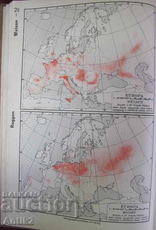 1936 Geographic Atlas, Book Germany - 5 1936 Geographic Atlas, Book Germany - 5