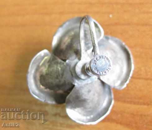 The 30 Ladies Silver Earrings Marked STERLING - 6 The 30 Ladies Silver Earrings Marked STERLING - 6