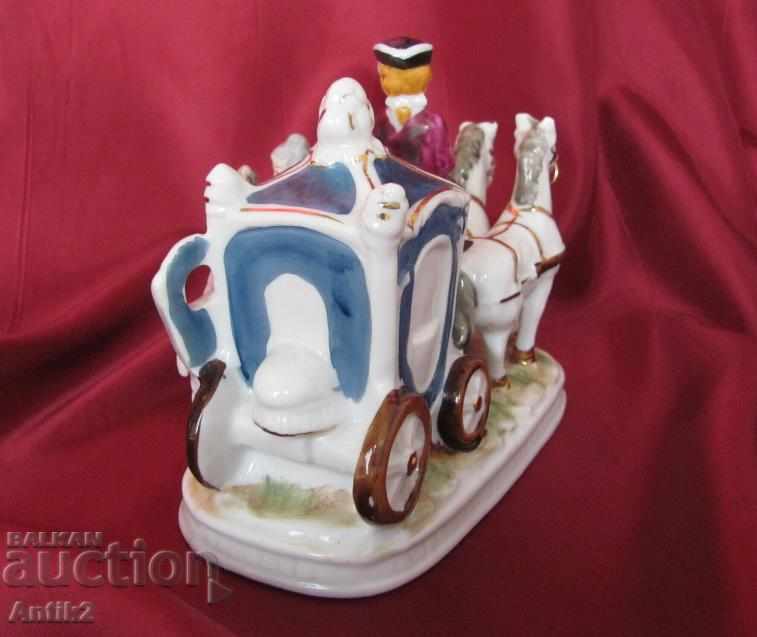 Old Porcelain Composition - Carols and Horses FOREIGN - 7 Old Porcelain Composition - Carols and Horses FOREIGN - 7