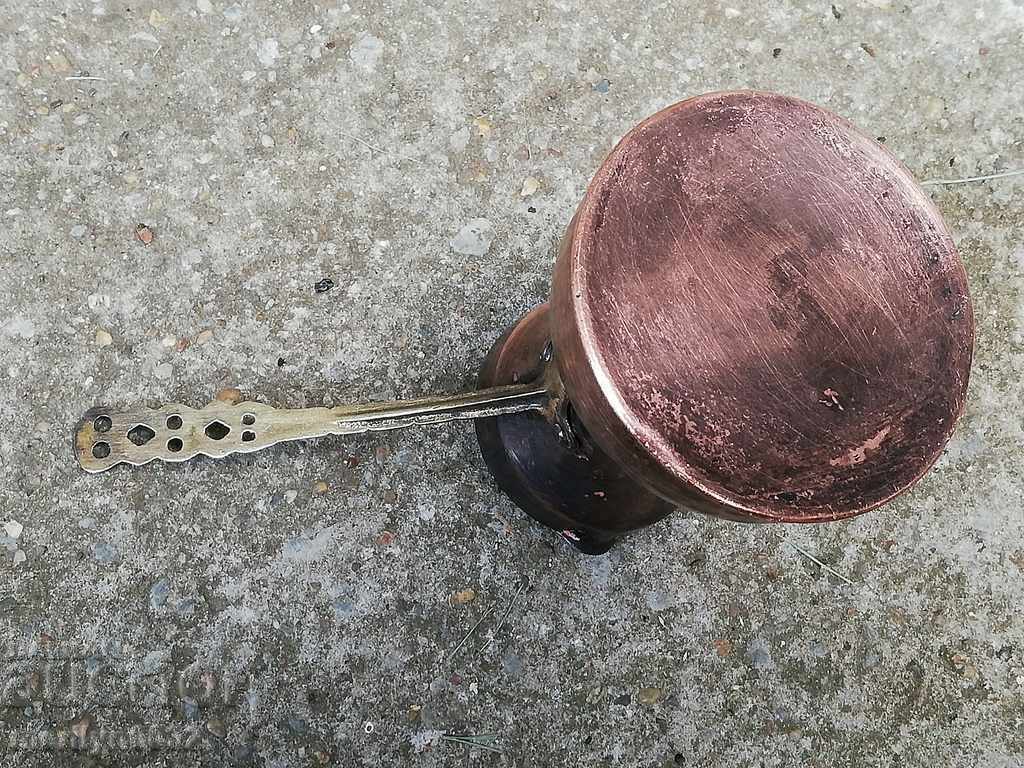 Παλιά χαλκού κονσερβοποιημένα κατσαρόλα, μπρίκι, χαλκό, σκάφος χαλκού - 5