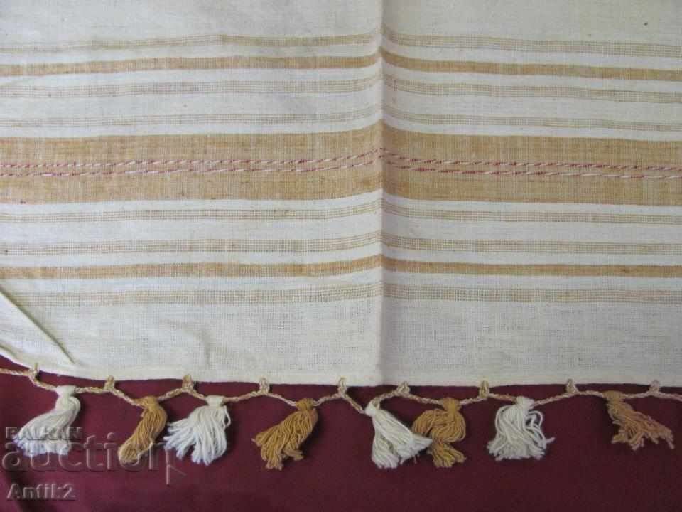 Delivery of 19th Century Hand Woven Cotton Towels 2 Pieces Delivery of 19th Century Hand Woven Cotton Towels 2 Pieces