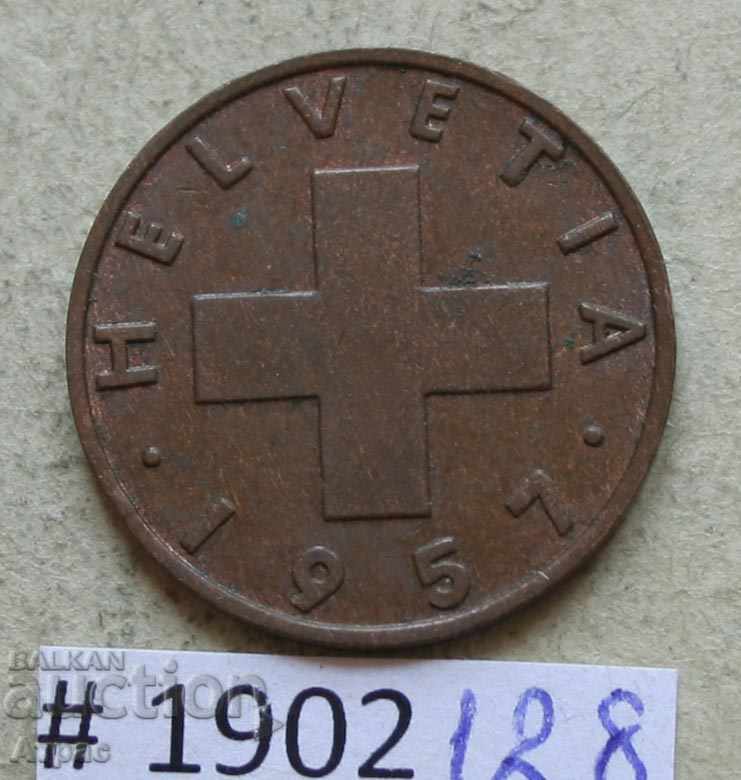 2 rapese 1957 Switzerland with price € 0.66 | 1.29 BGN