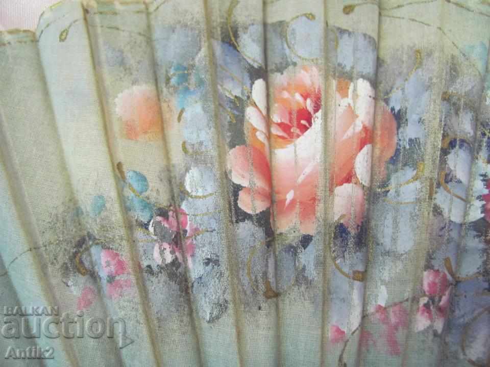 19 Century Wooden Ladies Fan - 5 19 Century Wooden Ladies Fan - 5