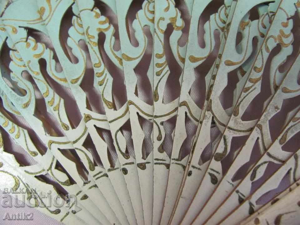 19 Century Wooden Ladies Fan - 7 19 Century Wooden Ladies Fan - 7