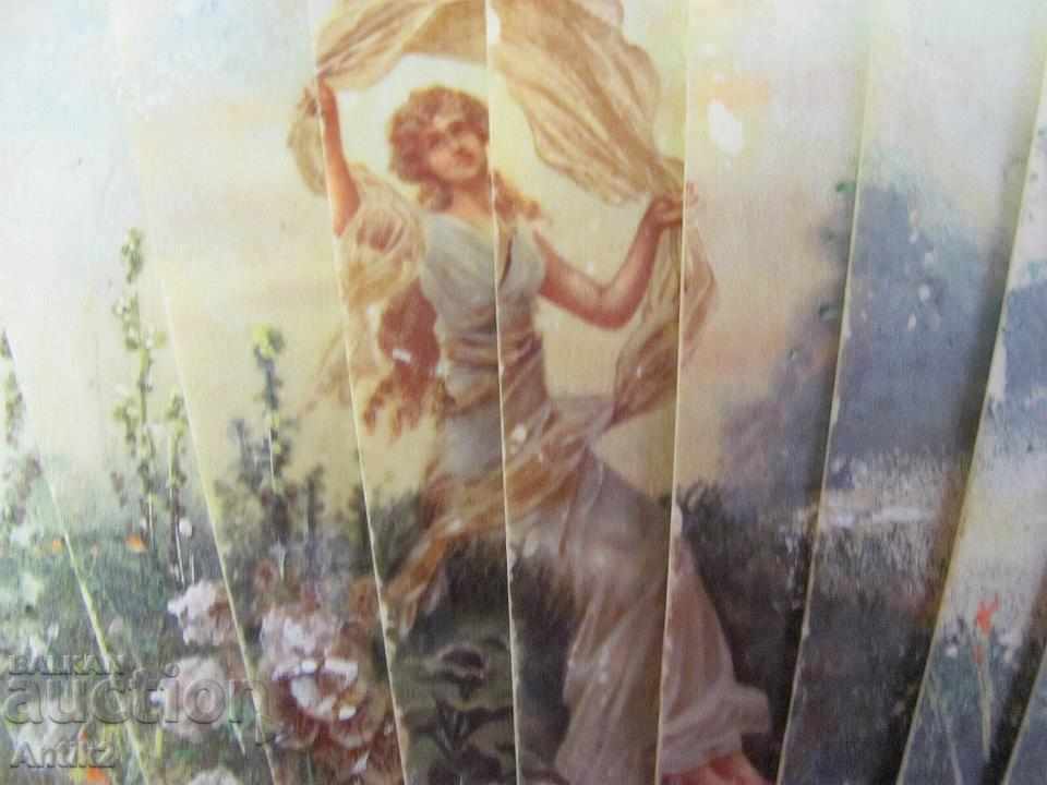 19th Century Antique Lady of Flames - 5 19th Century Antique Lady of Flames - 5