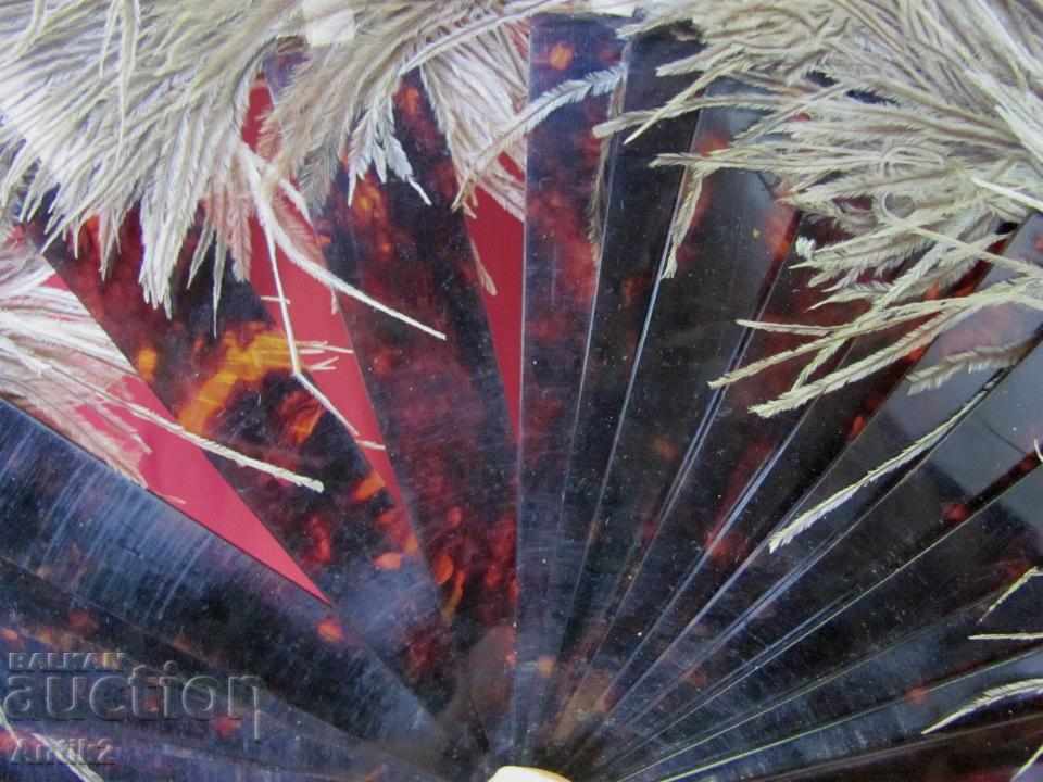 Auction The 40 Ladies Fan with Ostrich Feathers Auction The 40 Ladies Fan with Ostrich Feathers