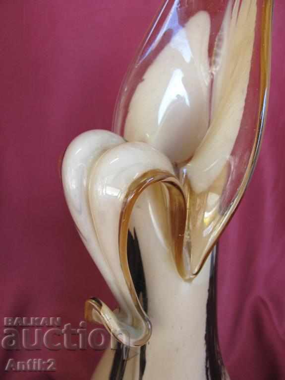 Delivery of Old Large Massive Crystal Vase Delivery of Old Large Massive Crystal Vase