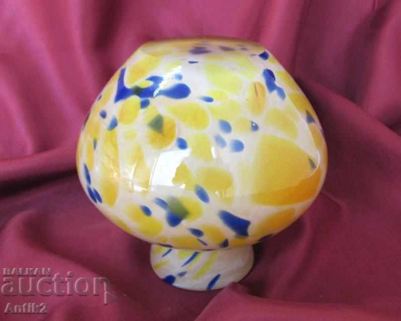 Vaza de sticlă de sticlă veche din Morano - 6 Vaza de sticlă de sticlă veche din Morano - 6