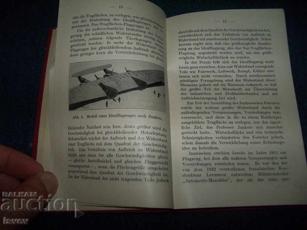 Auction "Modern Airplanes" a very rare German book from 1926. Auction "Modern Airplanes" a very rare German book from 1926.