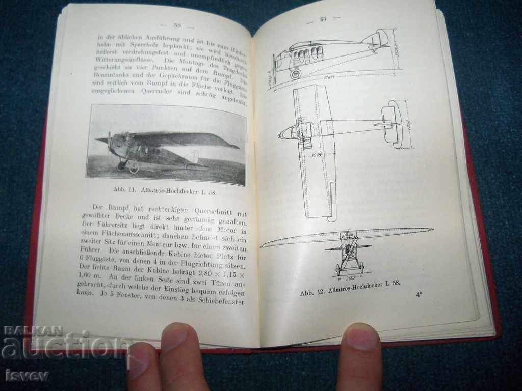 Delivery of "Modern Airplanes" a very rare German book from 1926. Delivery of "Modern Airplanes" a very rare German book from 1926.