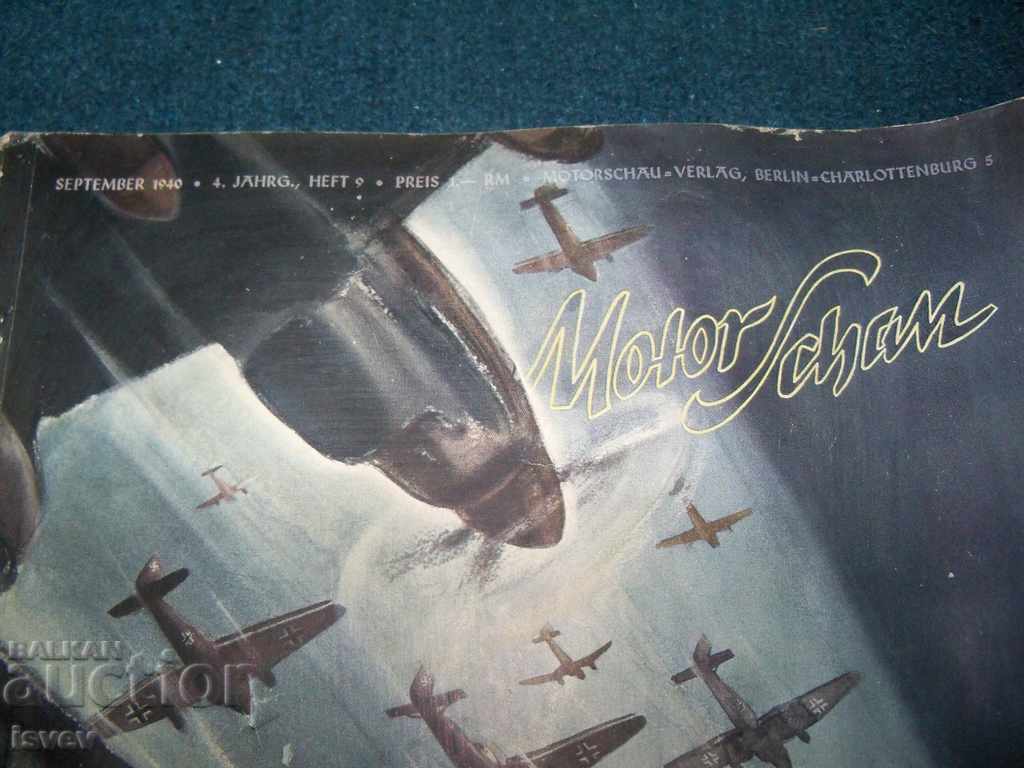 "Motor Schau" is an old magazine from Hitlerist Germany in 1940. with price 90.00 BGN | € 46.02 "Motor Schau" is an old magazine from Hitlerist Germany in 1940. with price 90.00 BGN | € 46.02