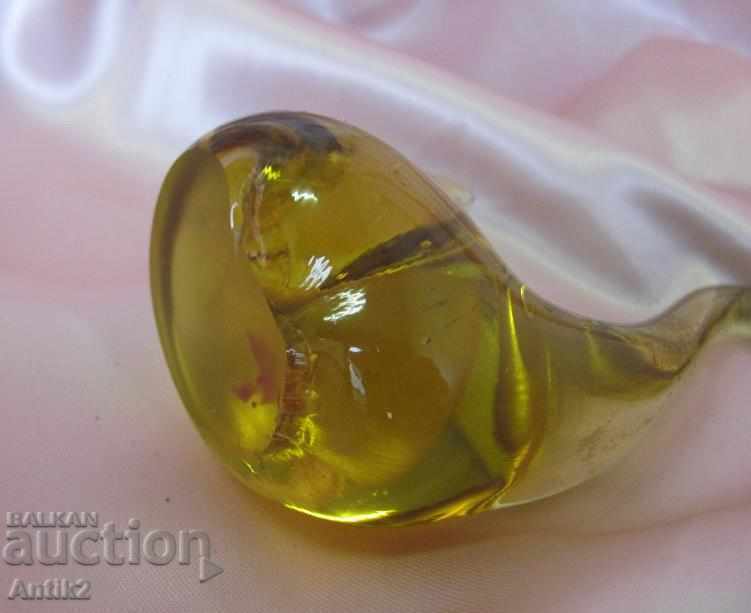 Old Crystal Glass Figure - Swan - 6 Old Crystal Glass Figure - Swan - 6