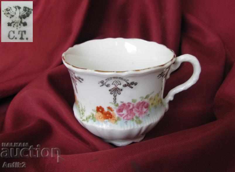 Imperial Rusia Cupa de ceai de porțelan marcat