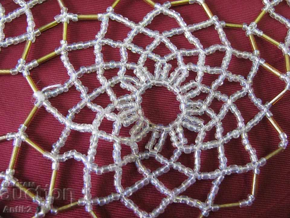 The 30 Old Handmade Glass Beads Tablecloth - 6