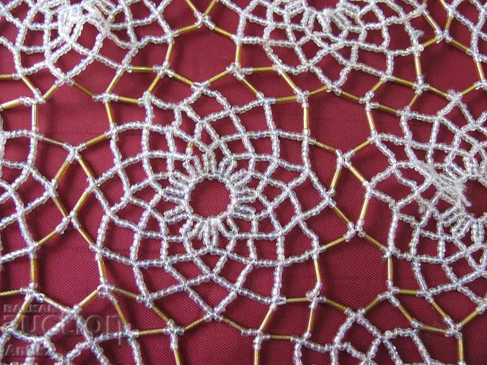 The 30 Old Handmade Glass Beads Tablecloth - 7