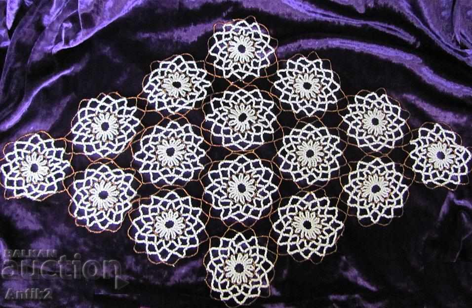 The 30 Old Handmade Glass Beads Tablecloth - 6 The 30 Old Handmade Glass Beads Tablecloth - 6