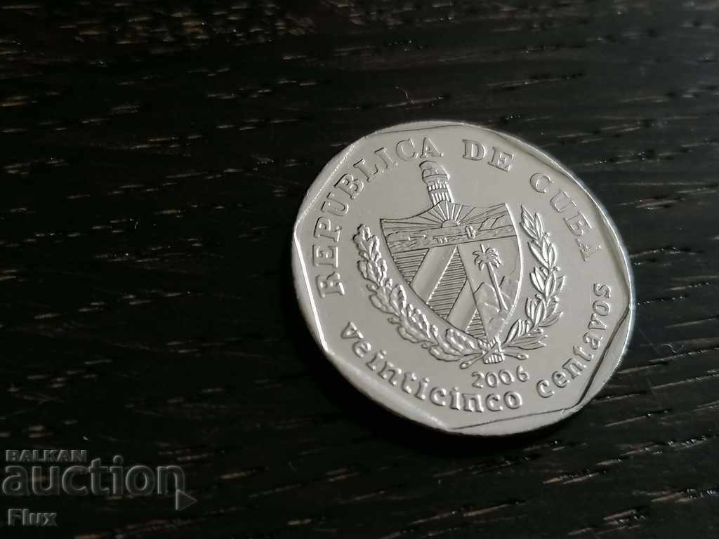 Coin - Κούβα - 25 σεντ 2006 με τιμή 2.00 BGN | € 1.02 Coin - Κούβα - 25 σεντ 2006 με τιμή 2.00 BGN | € 1.02