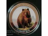 100 шилинга 2010(Grizzli bear), Уганда