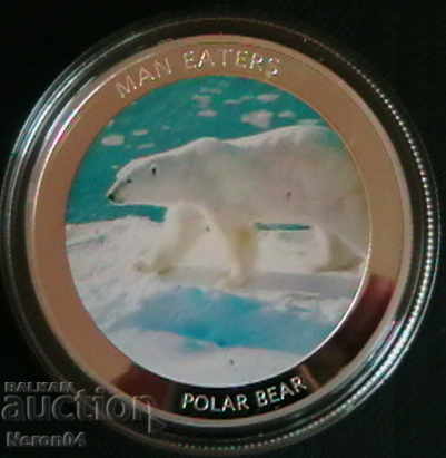 100 Shilling 2010 (Polar bear), Uganda