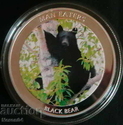 100 Shilling 2010 (urs negru), Uganda