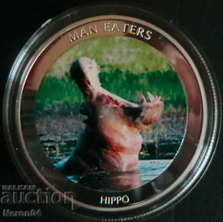 100 шилинга 2010(Hippo), Уганда