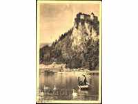 Пощенска картичка Велде Замък Езеро от Германия