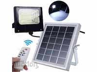 LED Projector with solar panel 25W + remote