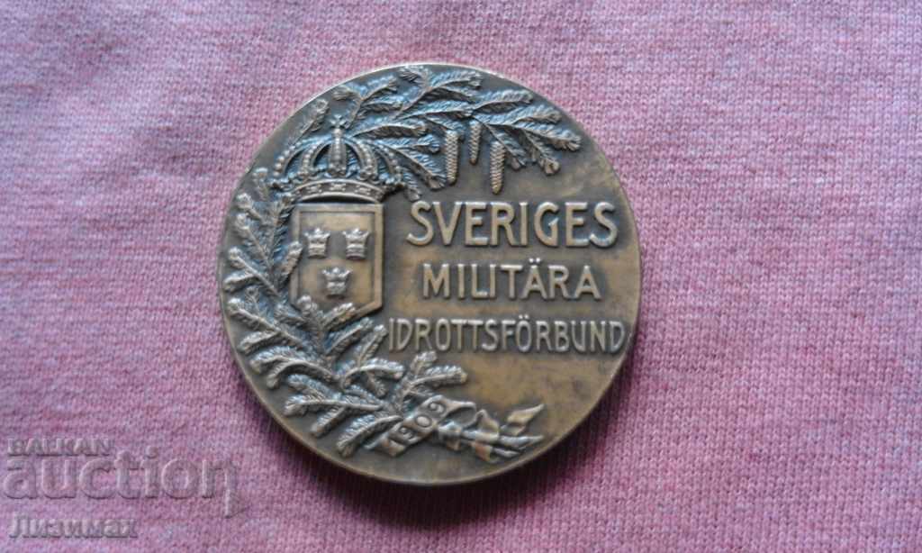 Ordine militară suedeză, medalie, placă, semn - 1945