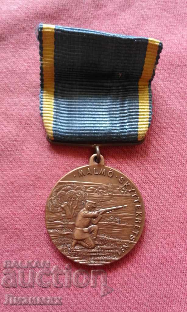 Swedish MILITARY order, medal, badge - For accurate shooting - 3