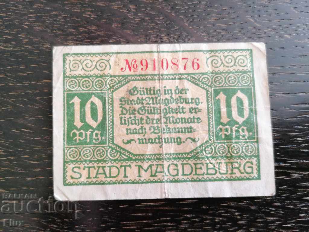 Banknote ngegeld - Germany - 10 pphnings with price 6.00 BGN | € 3.07 Banknote ngegeld - Germany - 10 pphnings with price 6.00 BGN | € 3.07