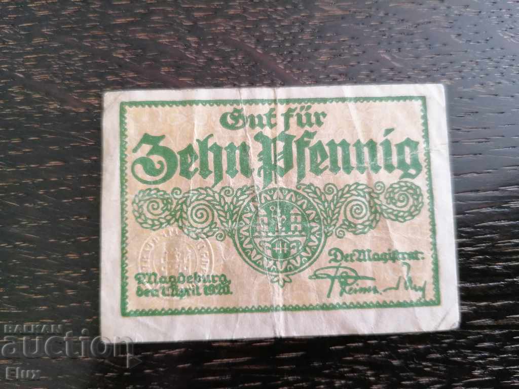 Delivery of Banknote ngegeld - Germany - 10 pphnings Delivery of Banknote ngegeld - Germany - 10 pphnings